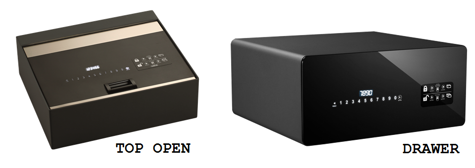 ZOOM - Top Open & Drawer Safes By Indel B - Ic4hd