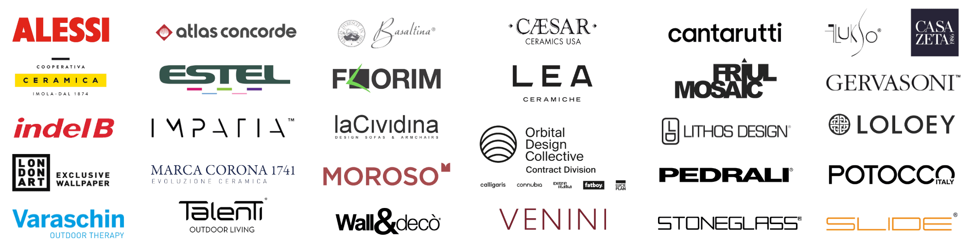 Italian Contract 4HD - exhibiting brands